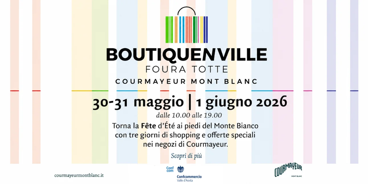 Boutiquenville torna a Courmayeur