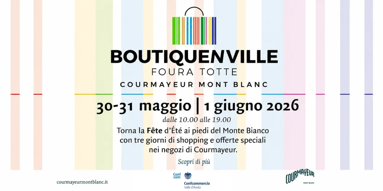 Boutiquenville torna a Courmayeur